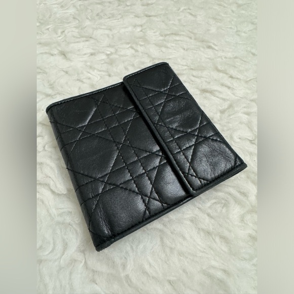 LADY DIOR CANNAGE LAMBSKIN WALLET - Picture 9 of 10